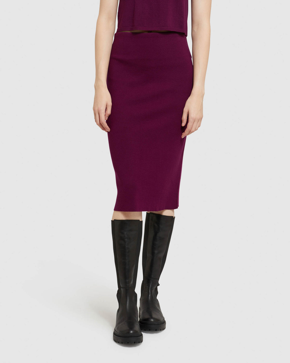 UMfun Skirts for Women, Pencil Skirt Sexy Slit Half Body Dress, Womens High  Waist Casual Wrap Maxi Draped Skirt Purple XL - Walmart.com